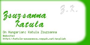 zsuzsanna katula business card